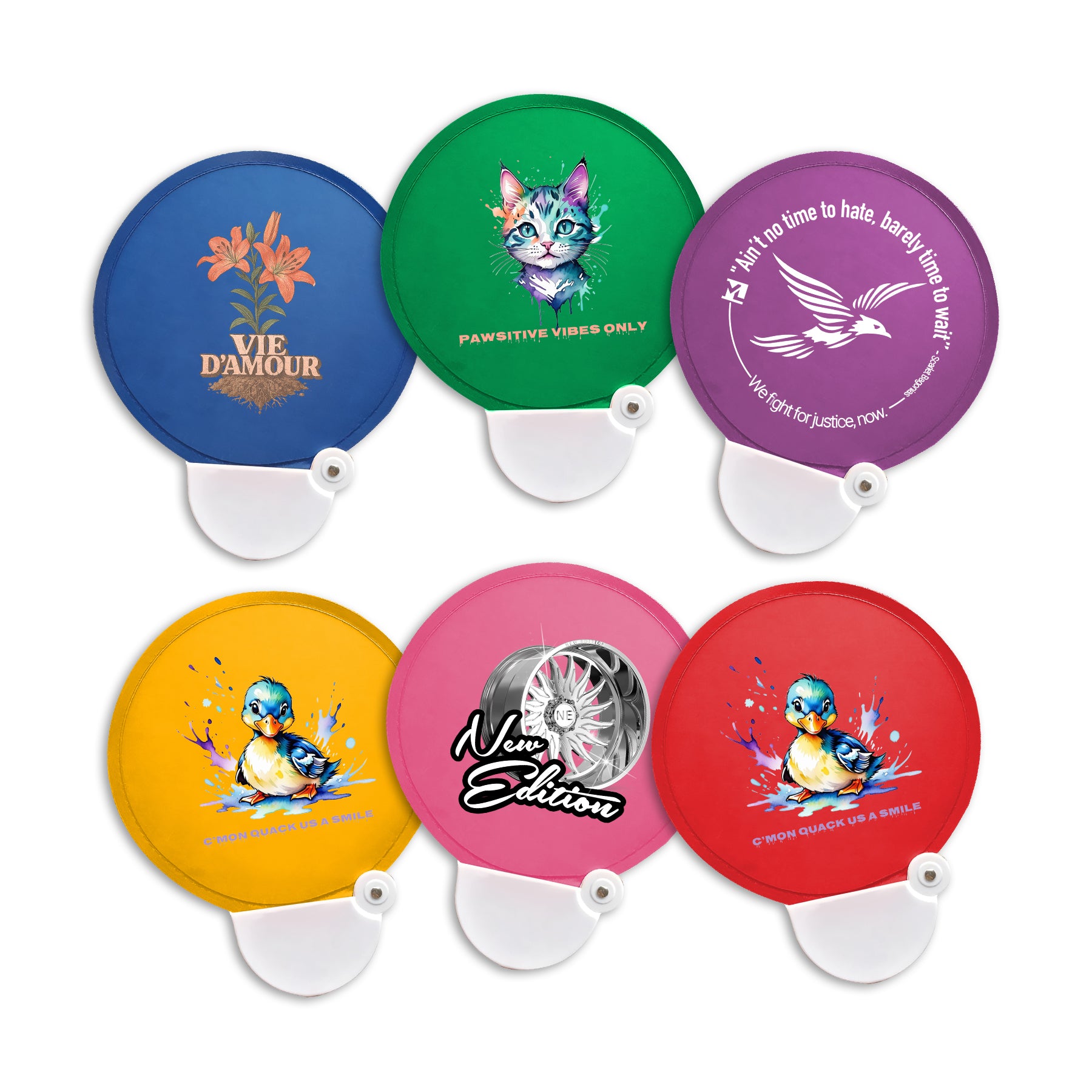 Folding Fan Round Flying Disc