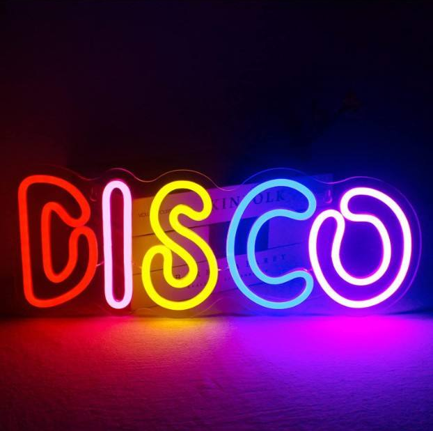 Disco LED Neon Lettering Light for Party Decoration