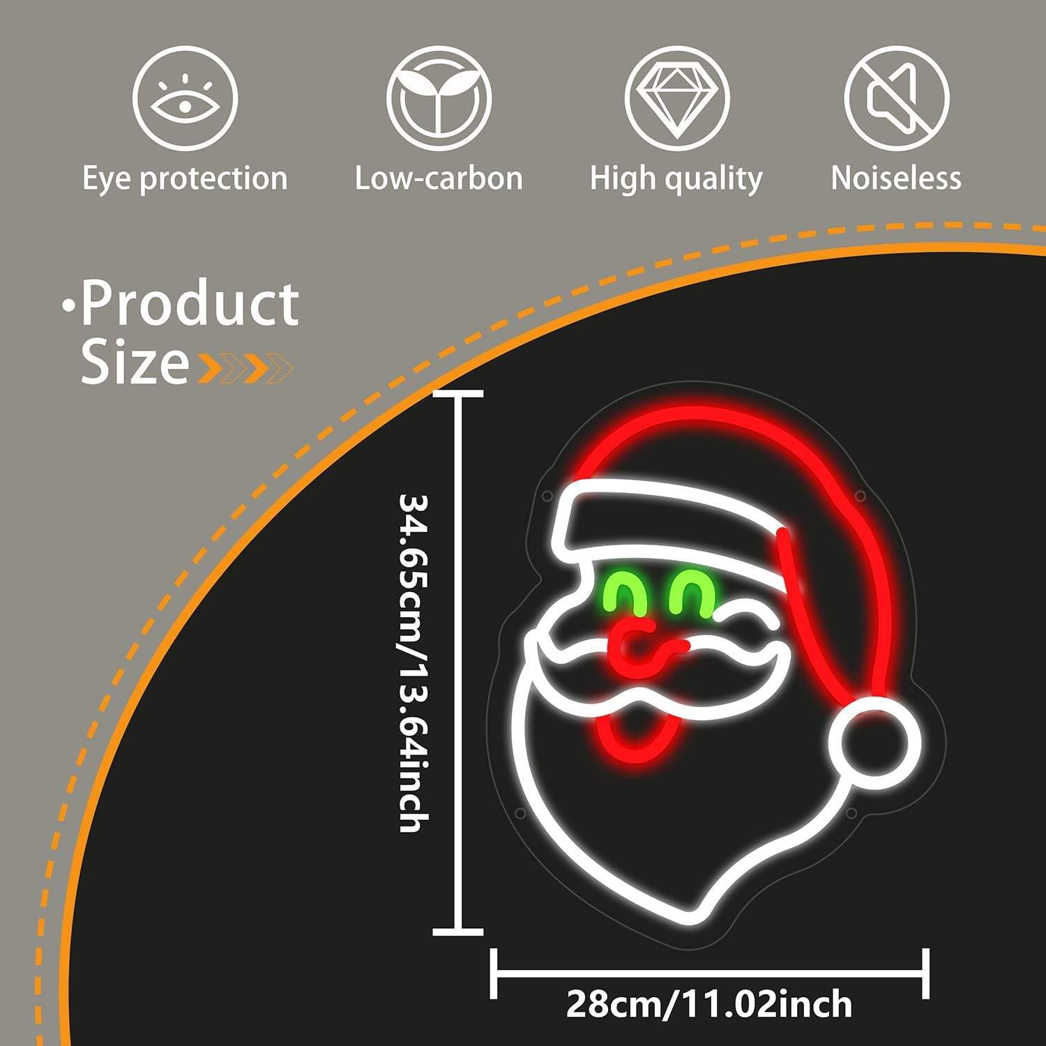 Christmas Santa Claus LED Neon Sign