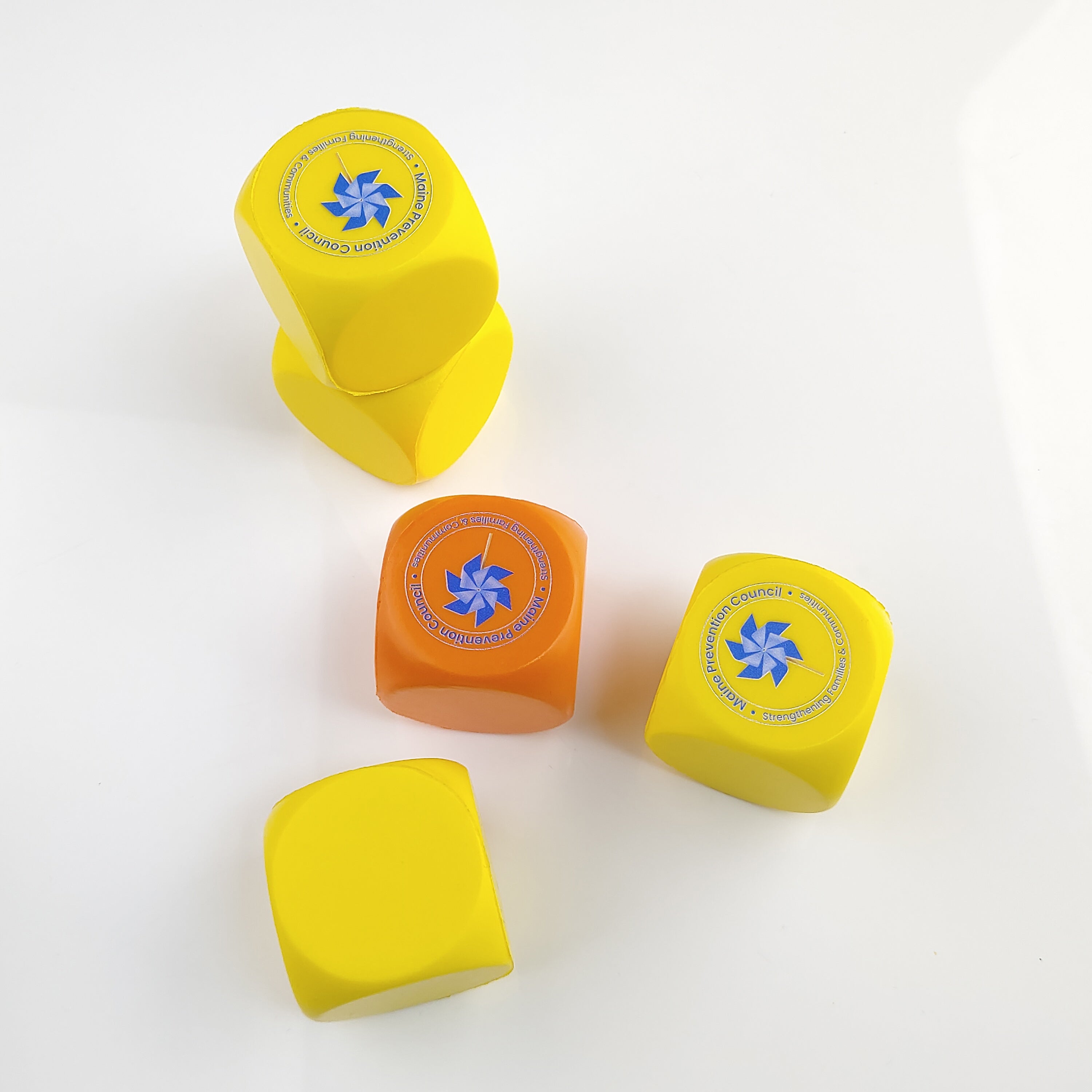 Custom Dice Cube Foam Ball for Game Promotions and School Giveaways