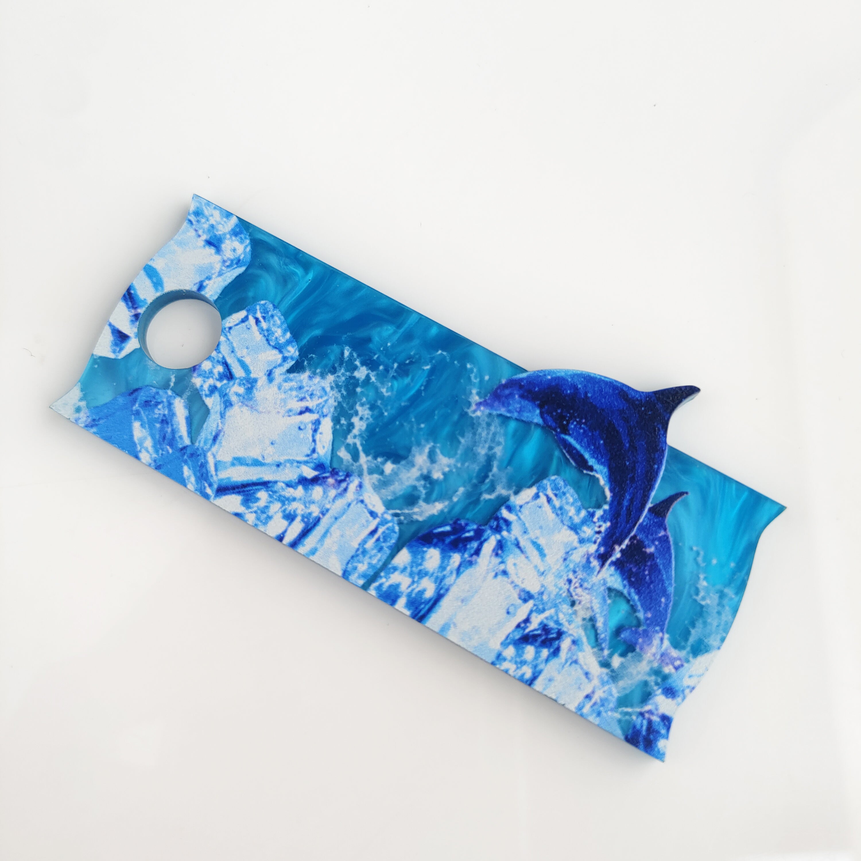 Custom Acrylic Keychain with Hotel Logo Room Number