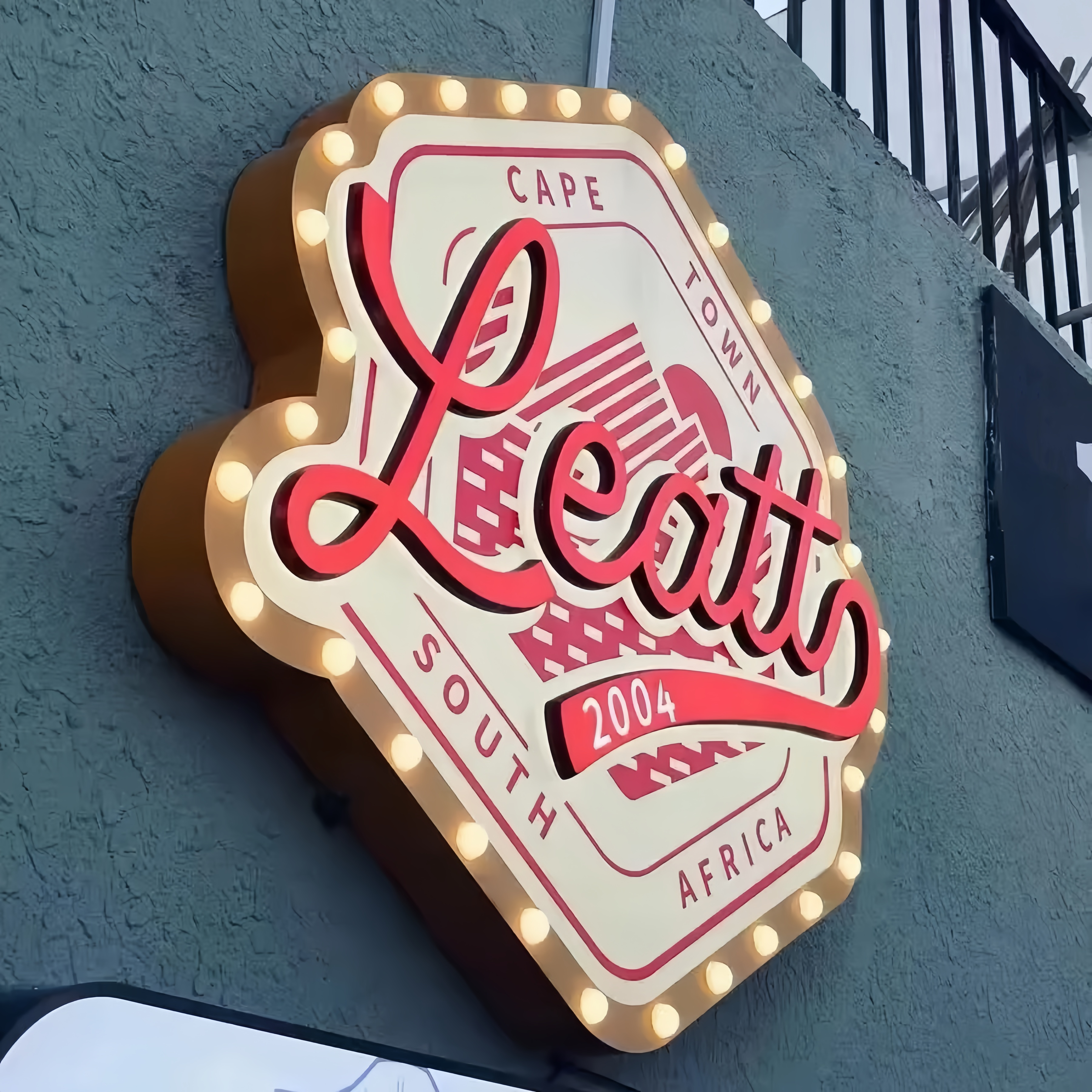 LED Bulb Light Box | Advertising Boards Meatal Shop Sign | Restaurant Bar Business Signage