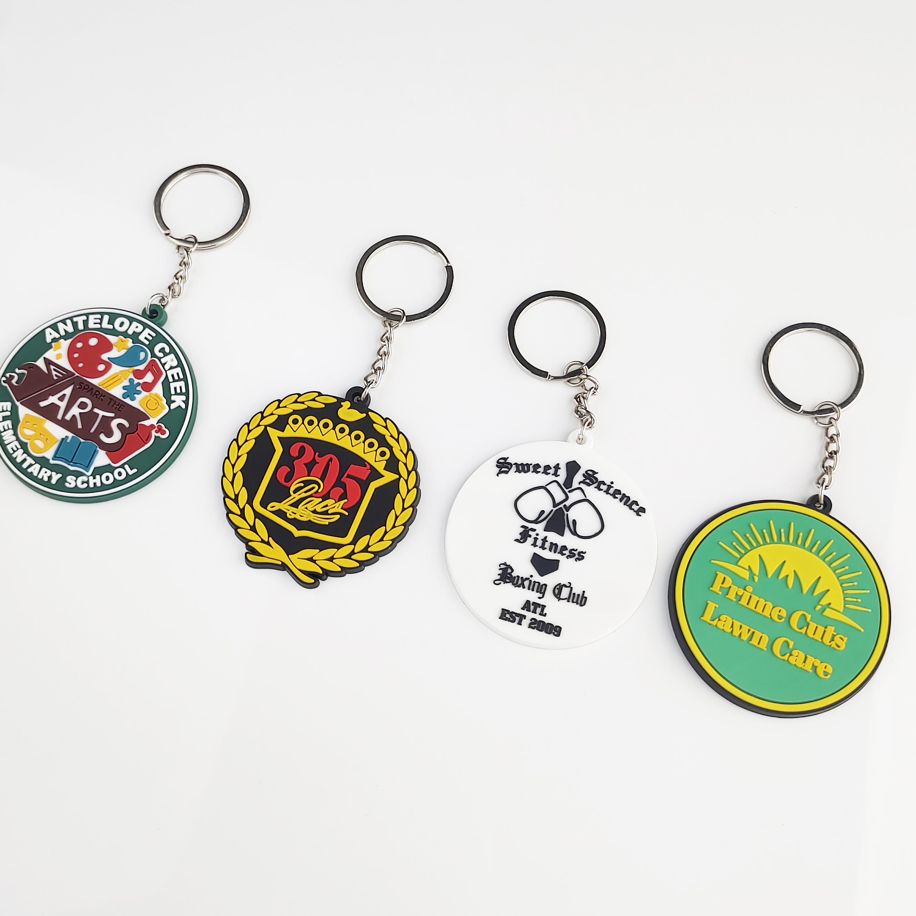 Custom 3D-Printed Keychains with Business Logo