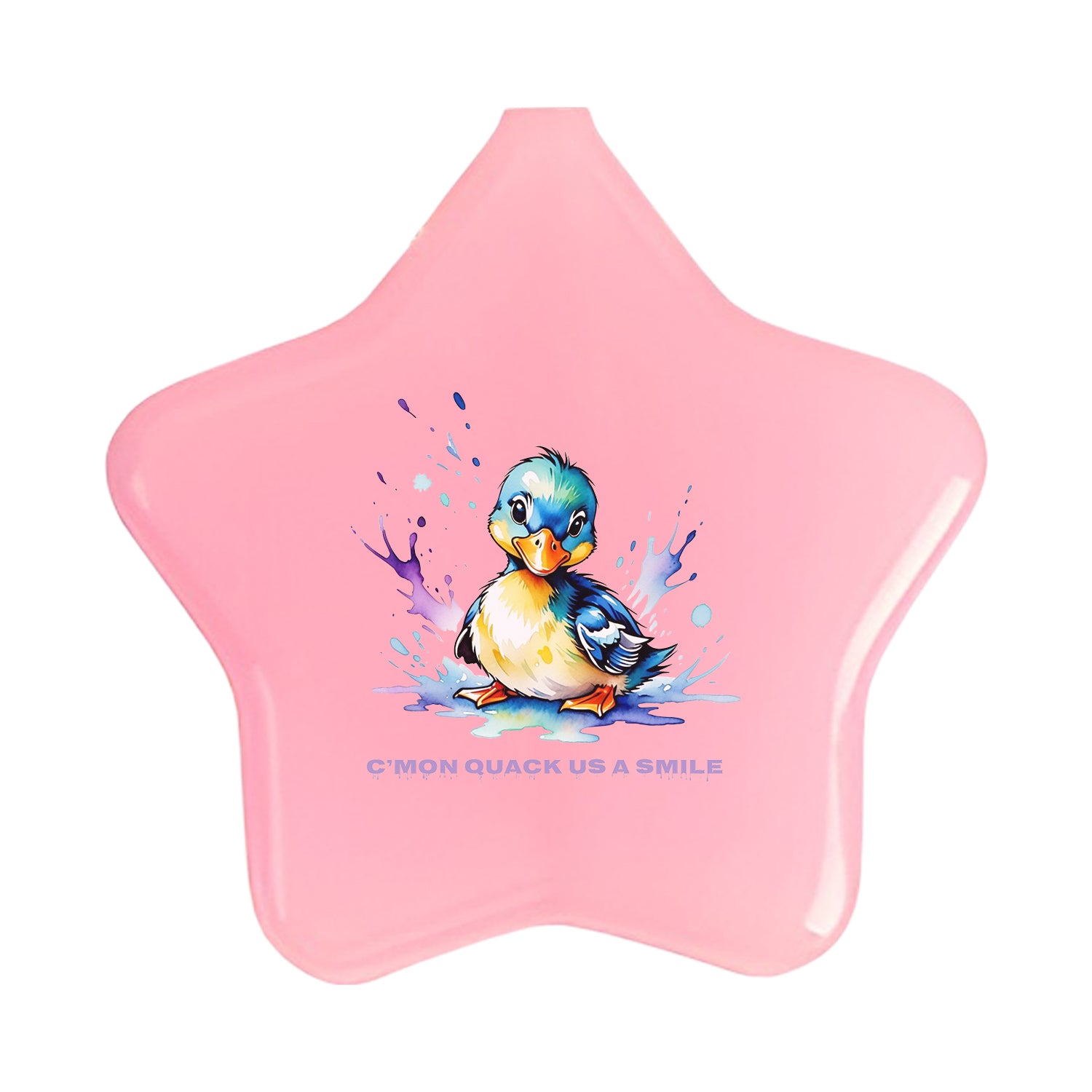 Rubber Star-Shaped Coin Purse with Keychain