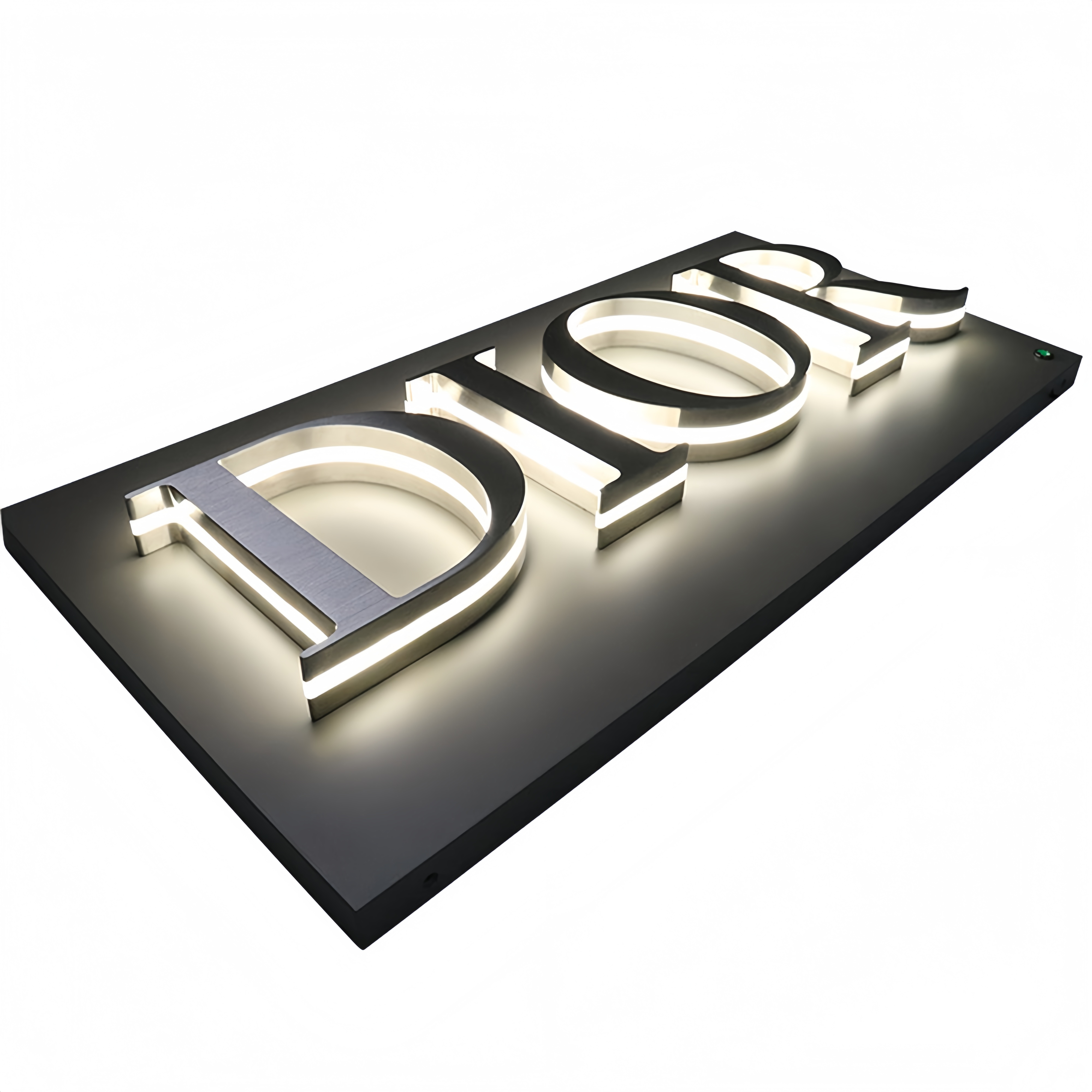 3D Side-lit Sign | Custom Busienss Sign | Laser Cut Sign | Office Storefront Decor | Wall Hanging Business Office