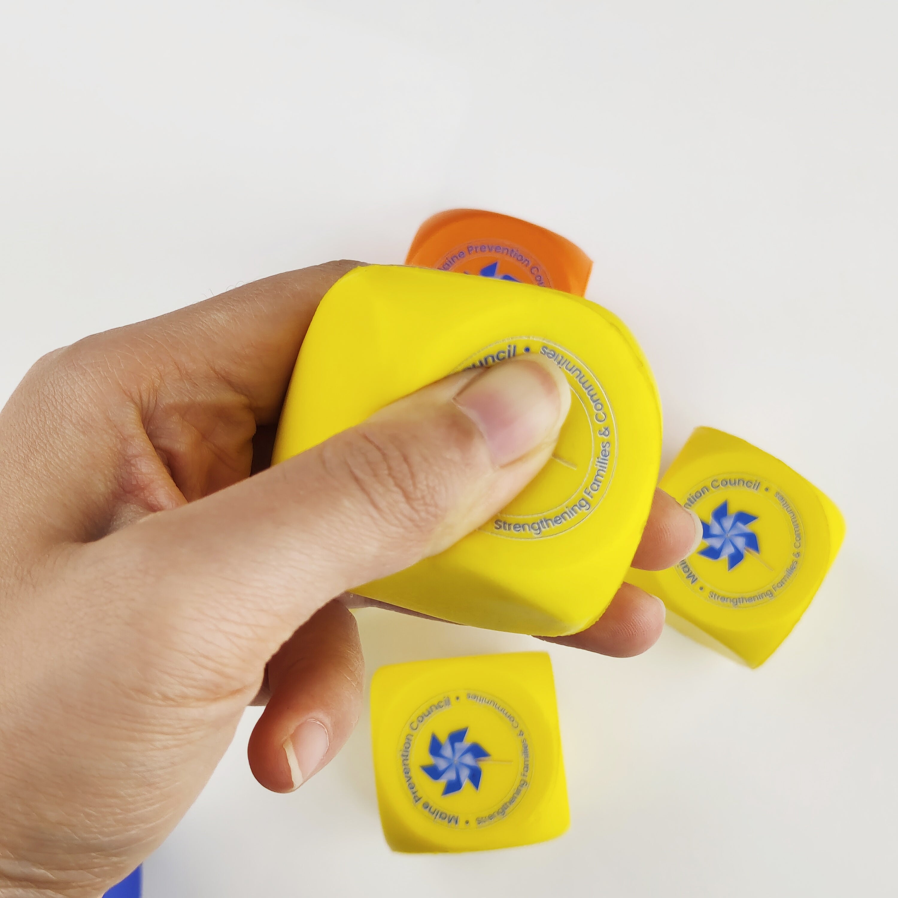 Custom Dice Cube Foam Ball for Game Promotions and School Giveaways