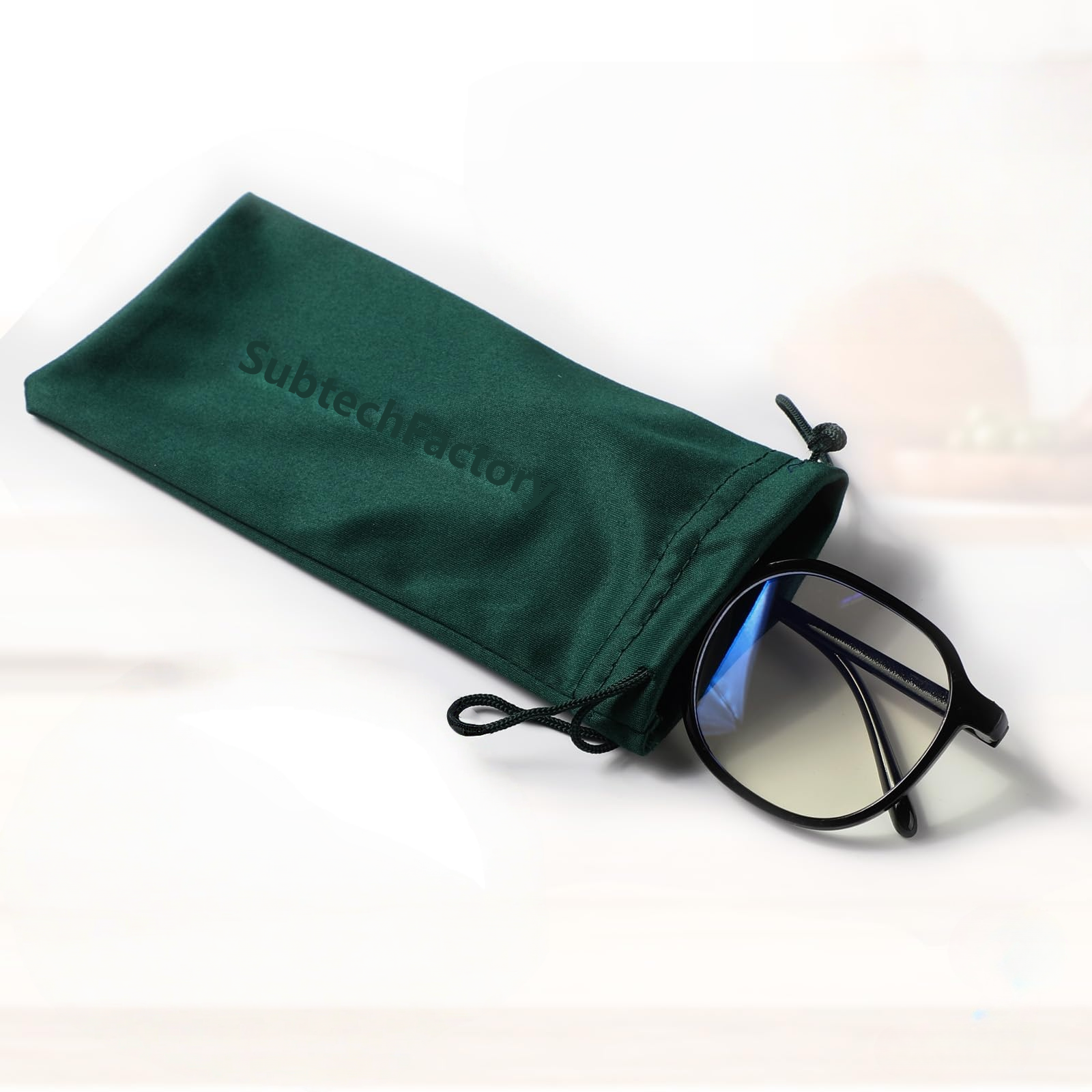 Microfiber Eyeglasses Bag | Cosmetic Brush Pouch
