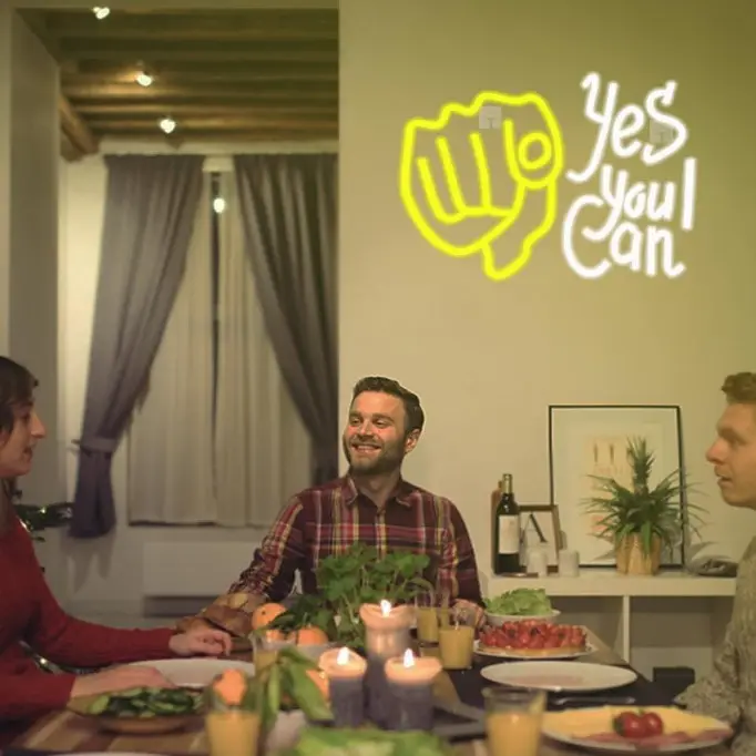 Yes You Can LED Neon | Letters for Party Bar