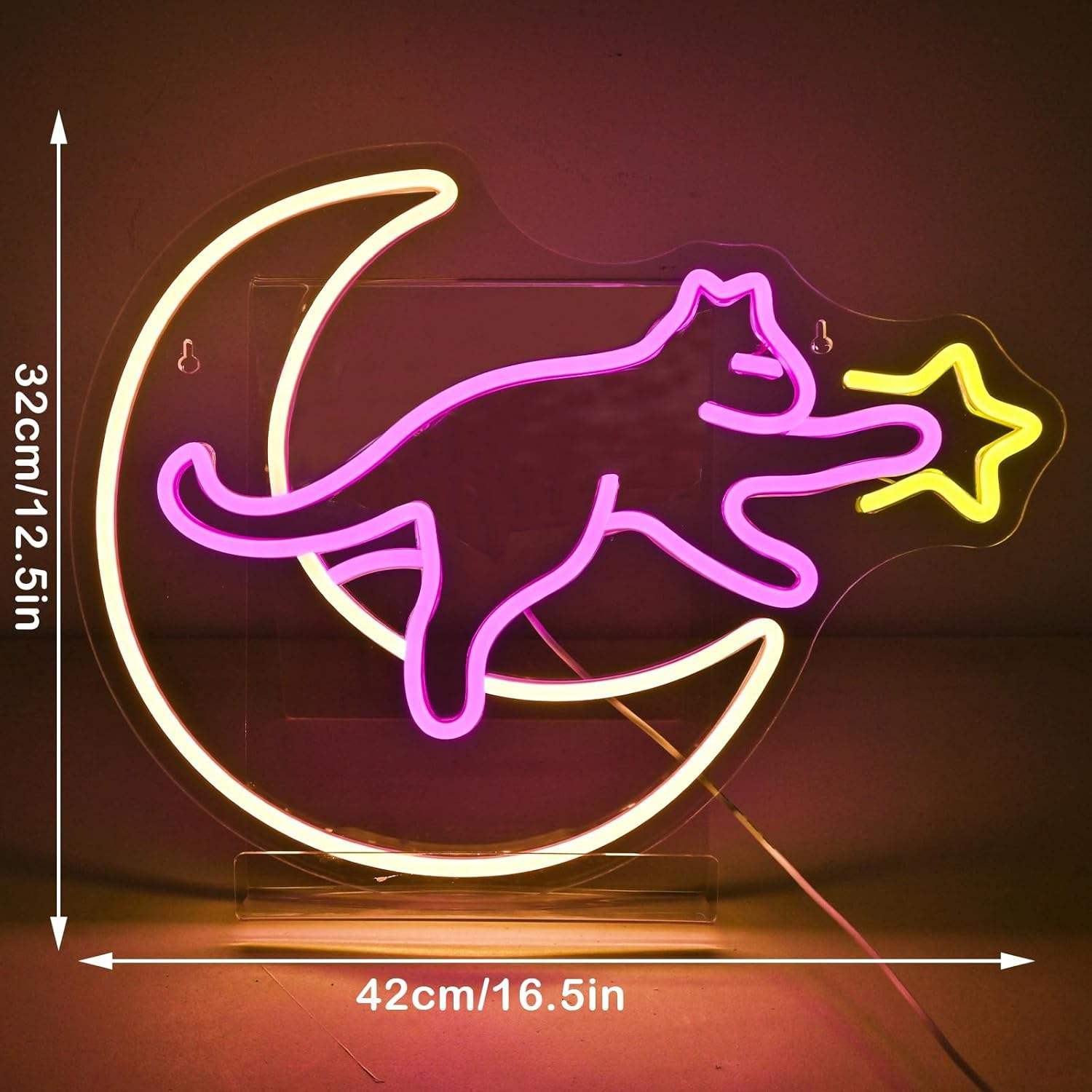 Moon Cat Neon