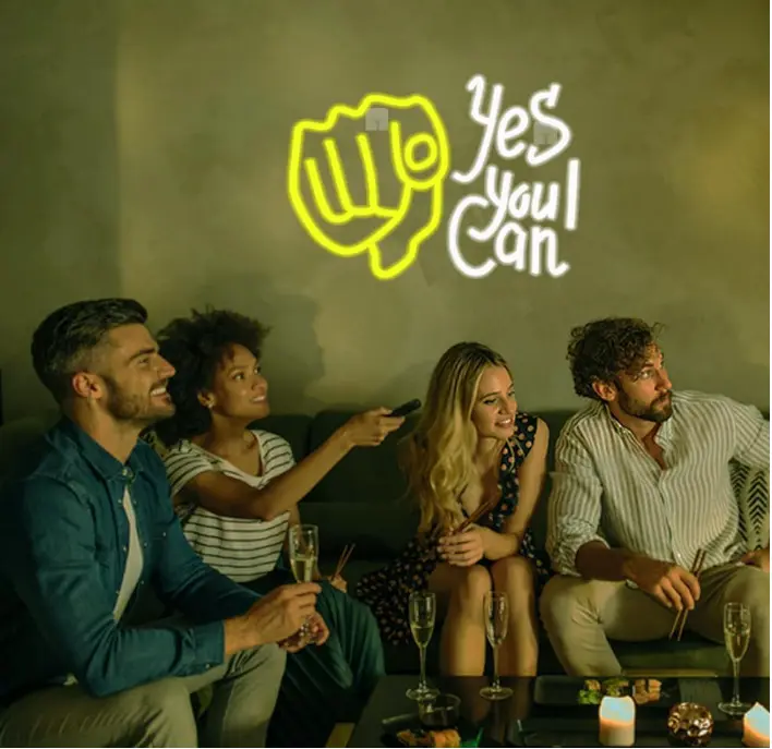 Yes You Can LED Neon | Letters for Party Bar