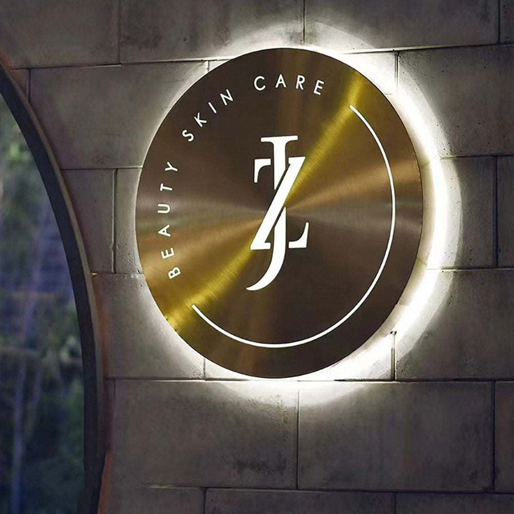 Laser Cut Light Box | Personalized Metal Light Box | Signage for Business | Storefront Outdoor Logo Signs