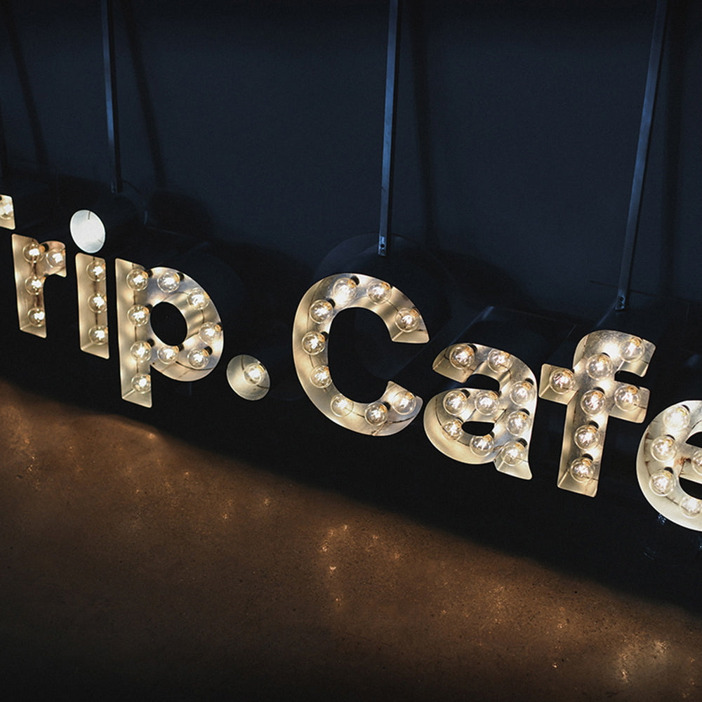 Marquee Light Letters With Lightbulbs | 3D Metal Sign | Vintage Business Signs