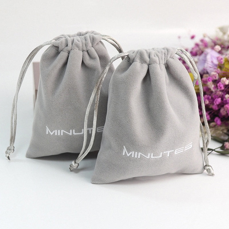 Custom Velvet Jewelry Pouch Drawstring Storage Bag