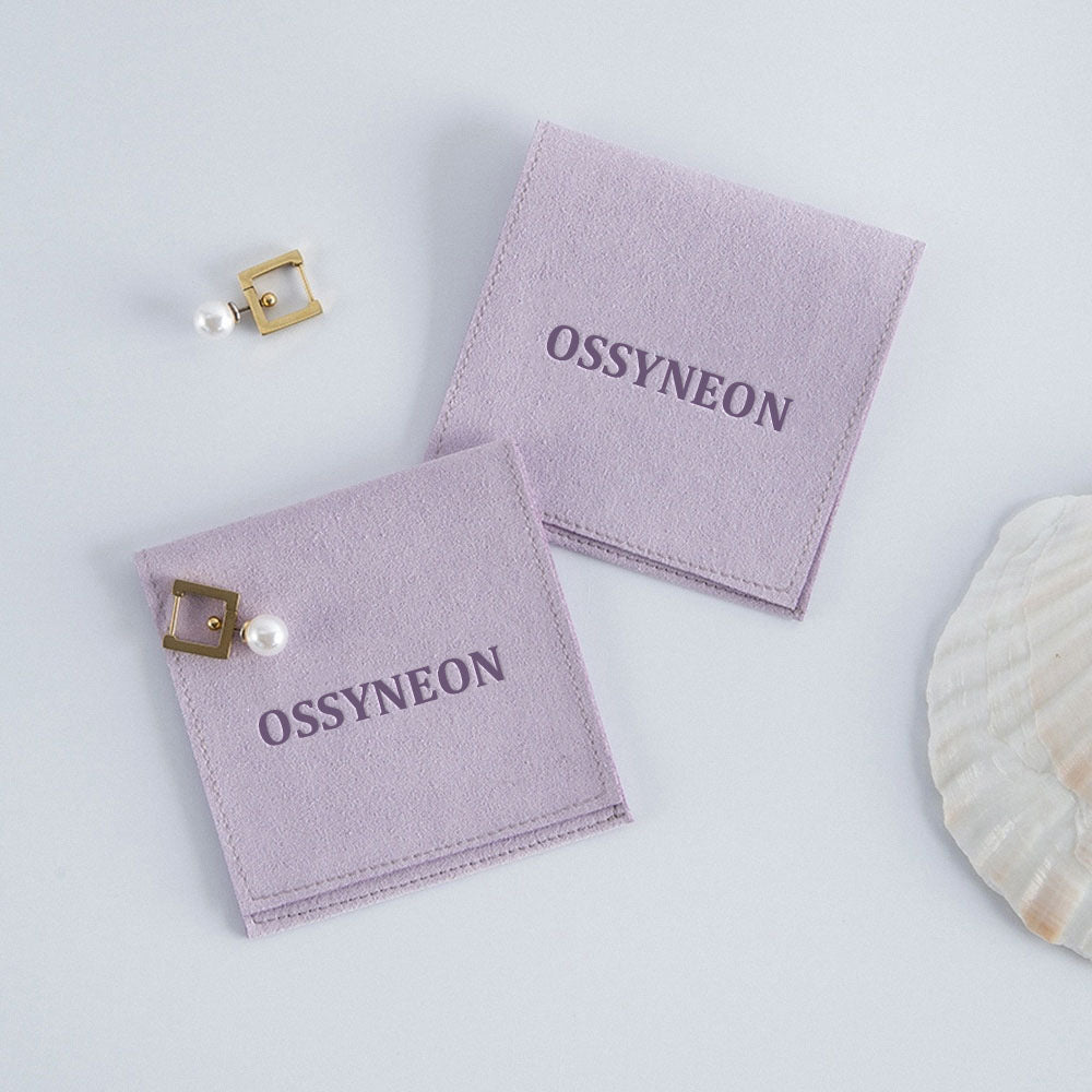 Microfiber Flap Jewelry Bag for Luxury Jewelry Packaging