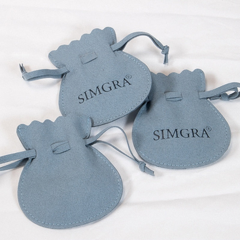 Microfiber Drawstring Jewelry Bag for Earrings, Rings, Bracelets