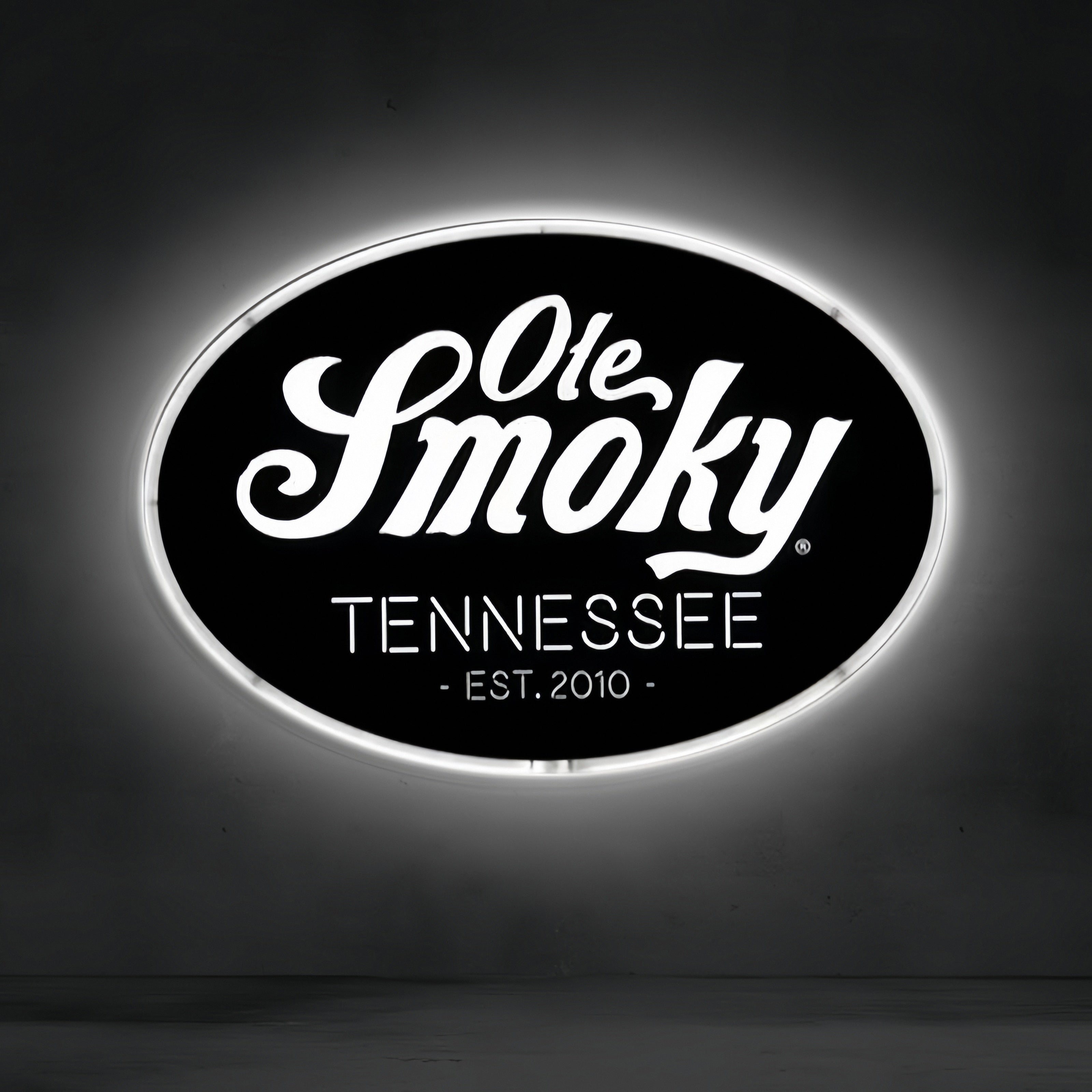 Personazlied Black Acrylic Backlit Sign Office Reception Wall Sign