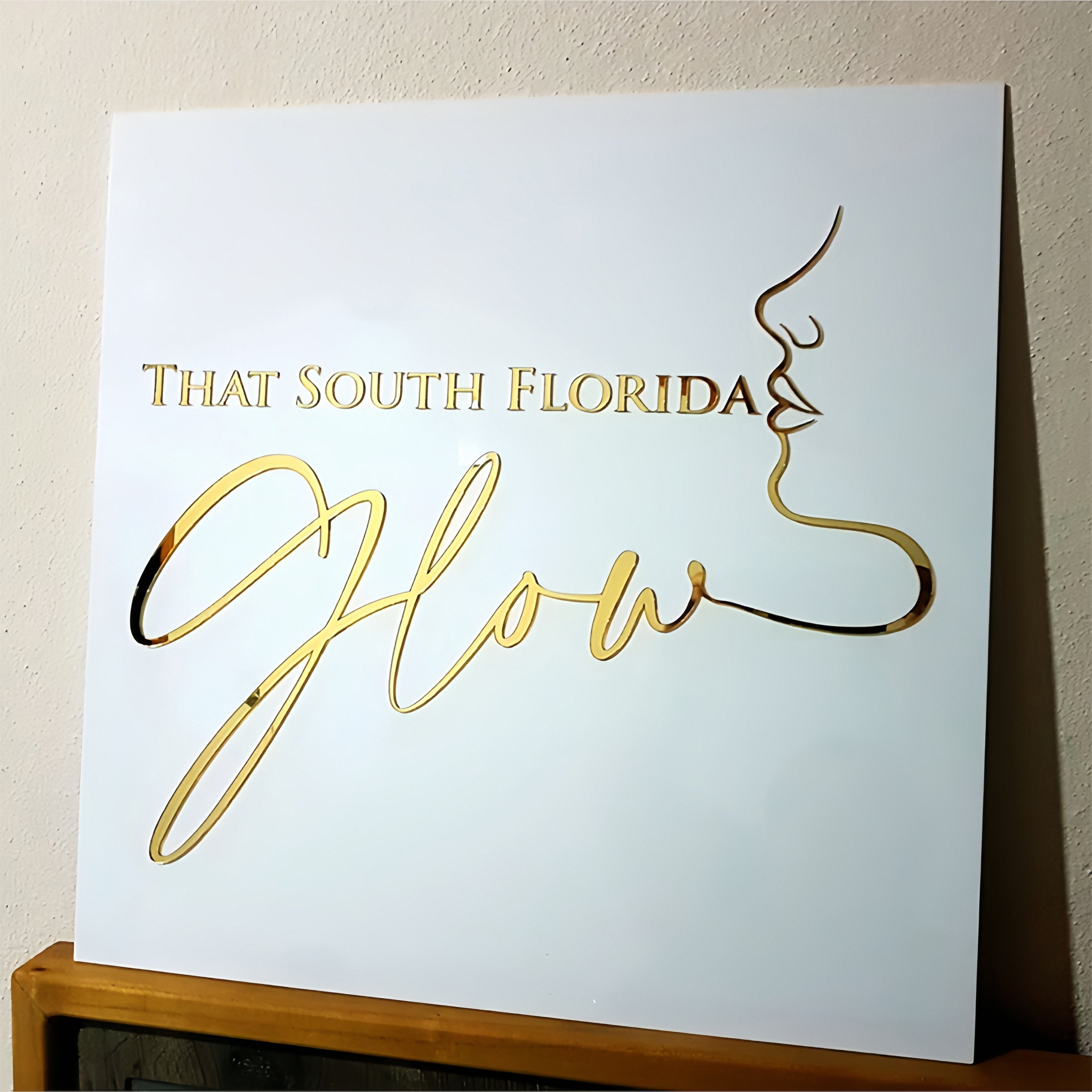 Acrylic Business Logo Storefront Sign for Office, Beauty Salon