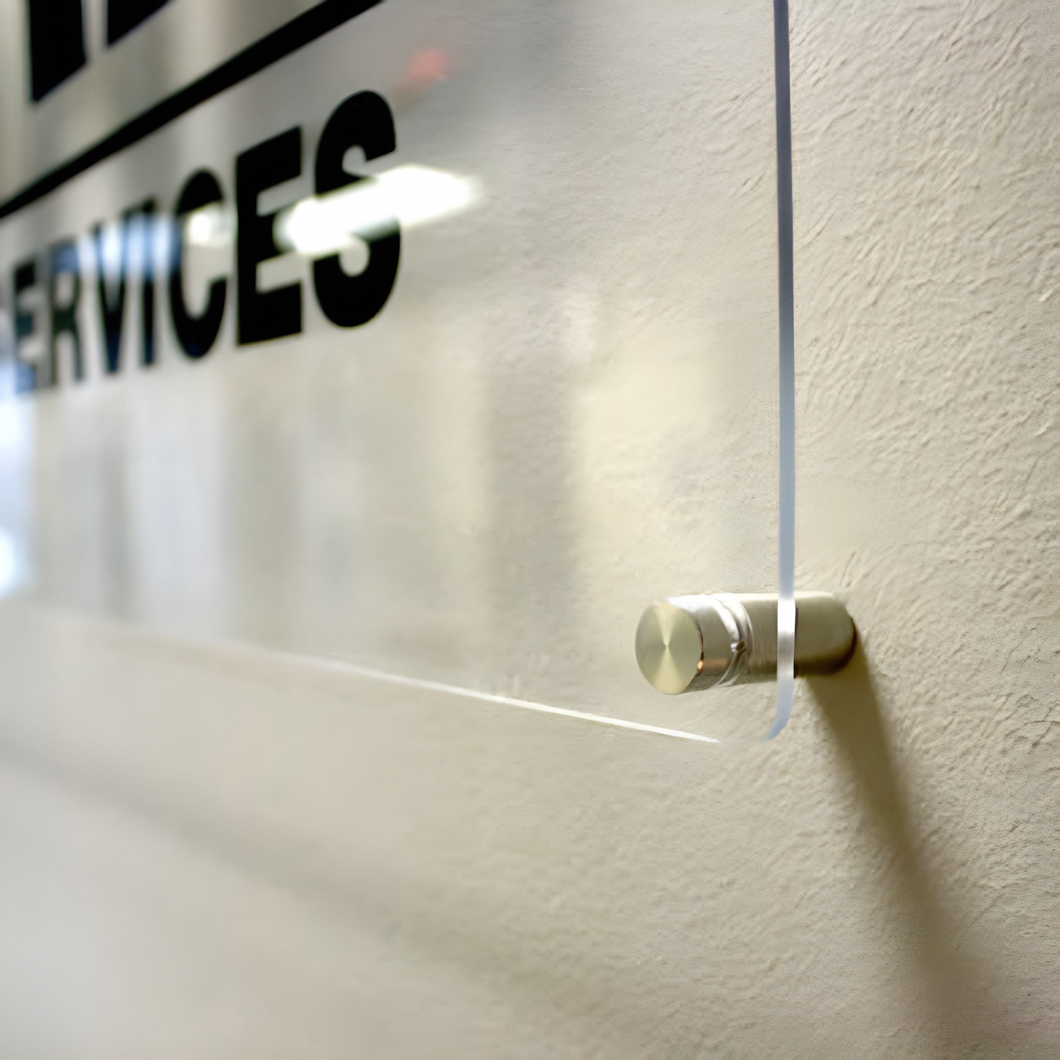 Acrylic Business Logo Storefront Sign for Office, Beauty Salon