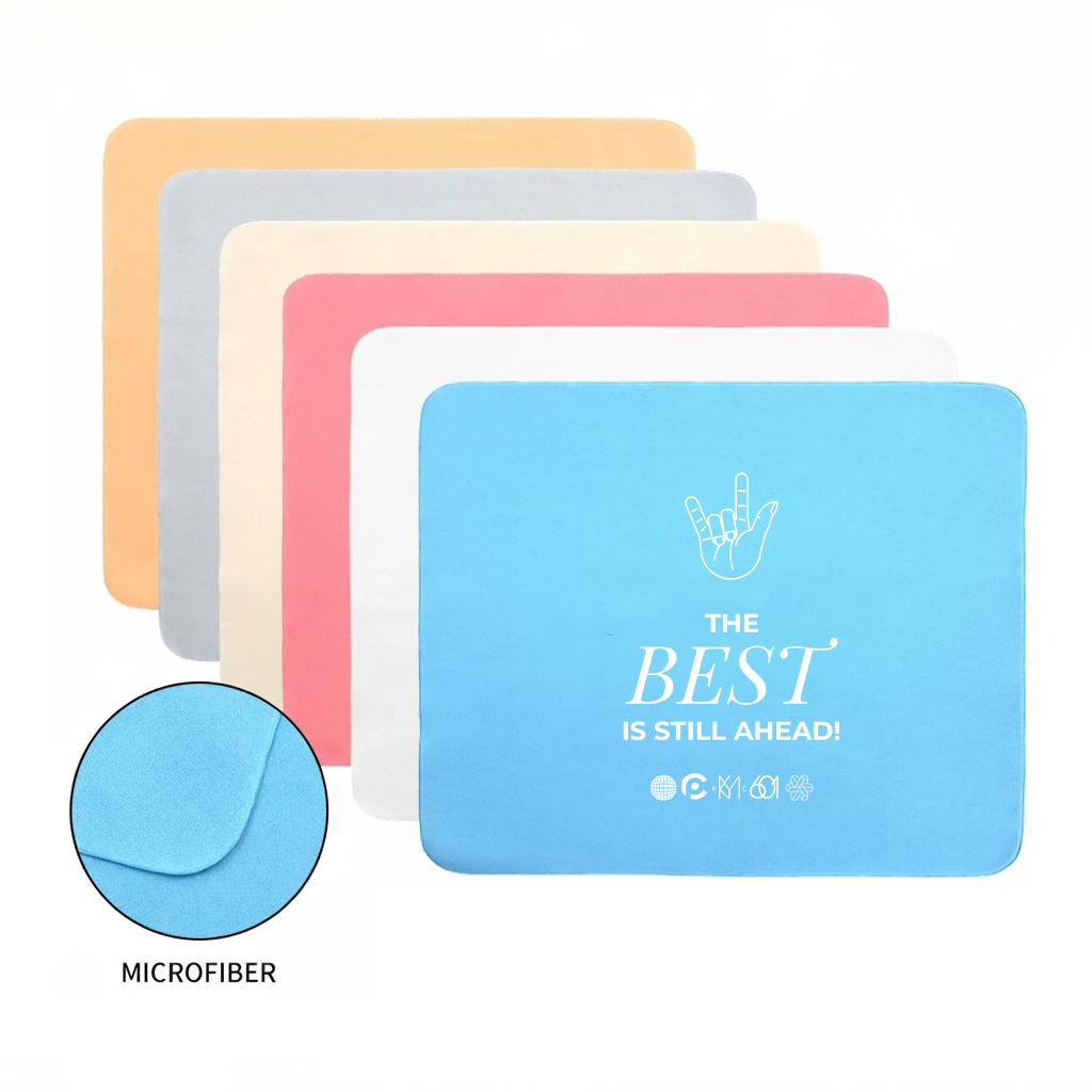 Custom Microfiber Cleaning Cloth Designed for Sunglasses, Safe for All Lenses and Screens