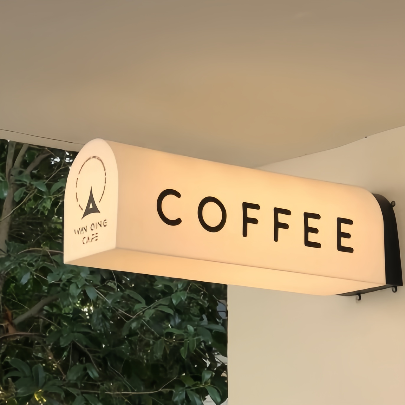 Full Acrylic Side Light Box | LED Outdoor Advertising Signs | Hanging Light Box For Store