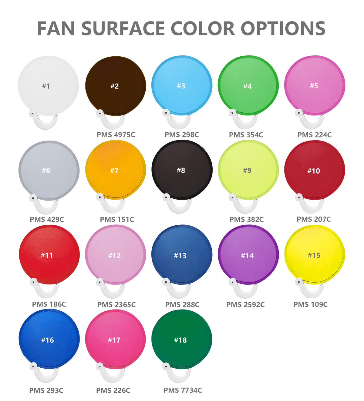 100pcs Custom Foldable Fans Flying Disc with Logo for Outdoor Events & Promotion