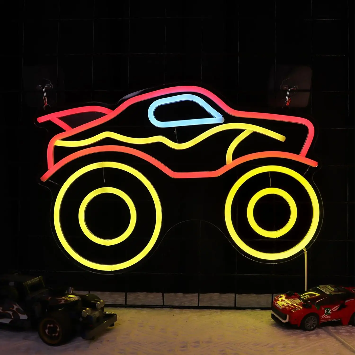 Truck LED Neon | Kid's Room Neon | Neon Decor for Men's Garage
