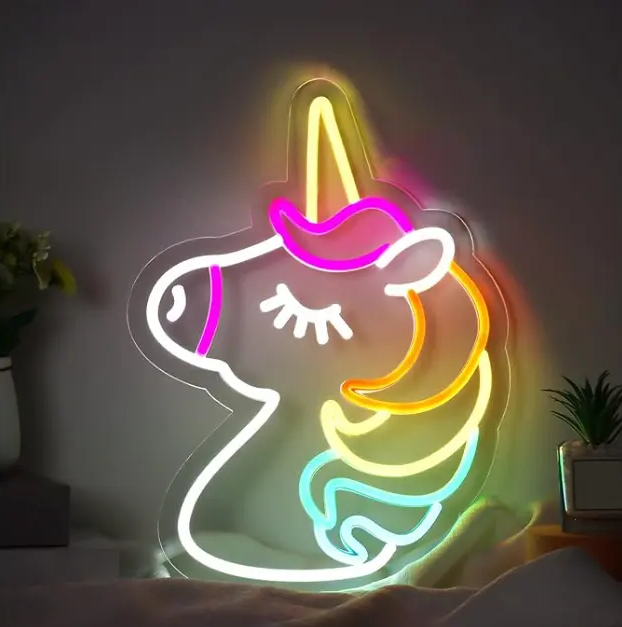 Unicorn LED Neon | Decor for Wedding Kids' Room