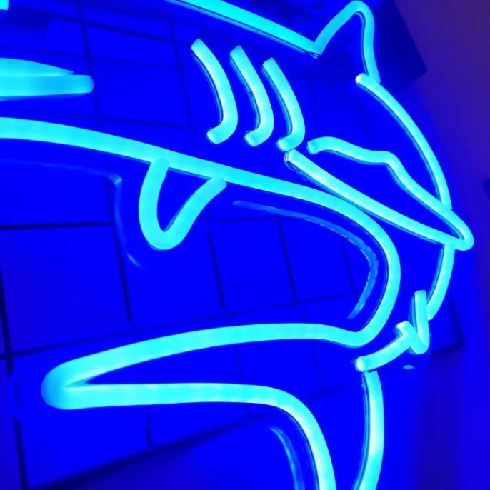 Shark LED Neon Sign | Decor for Kid's Rooms