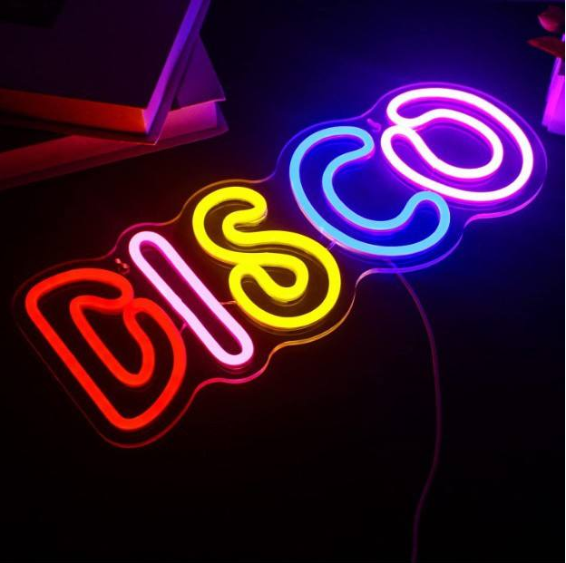 DISCO LED Neon Lettering Light for Party Decoration