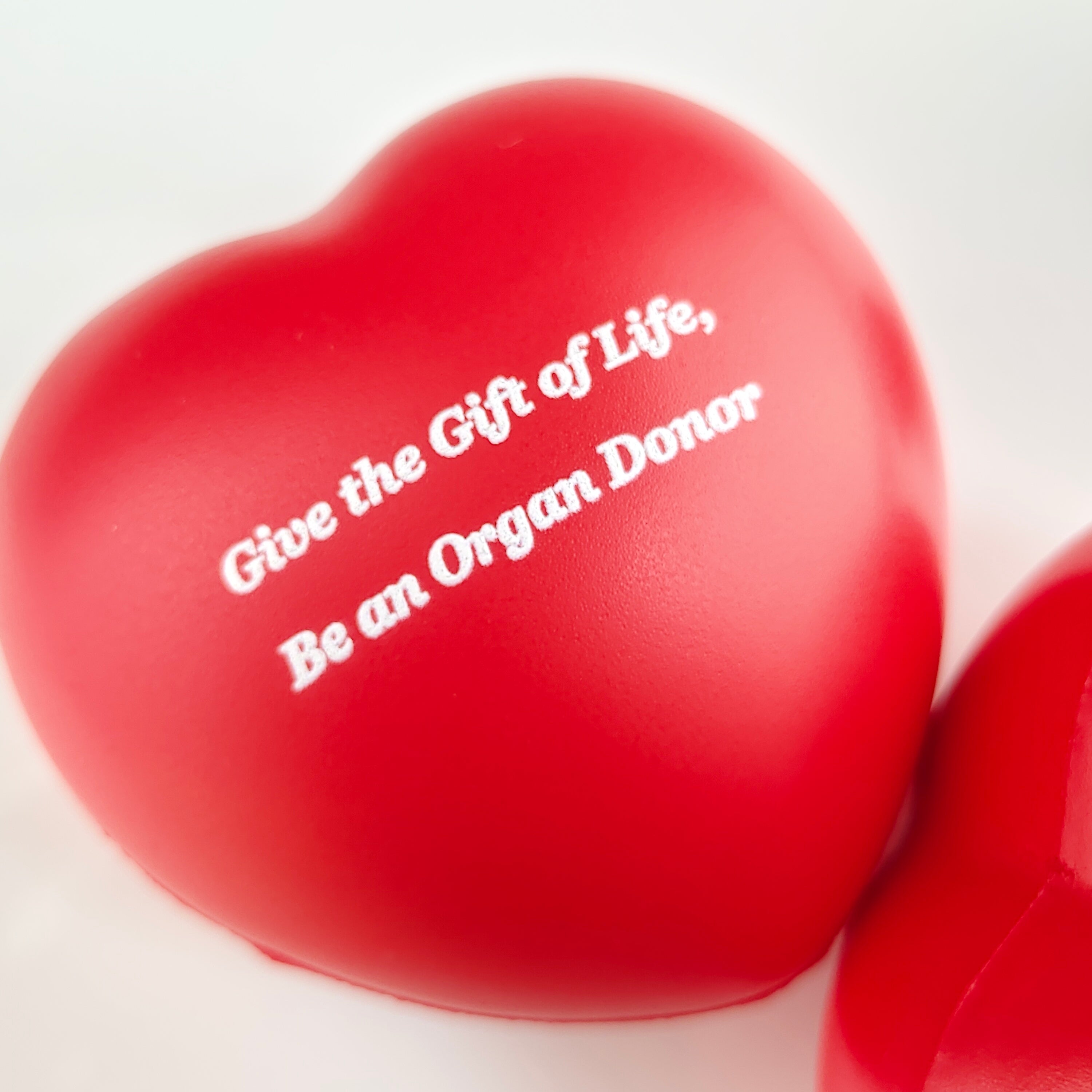 Custom Logo Heart Ball for School and Office  Pressure Release