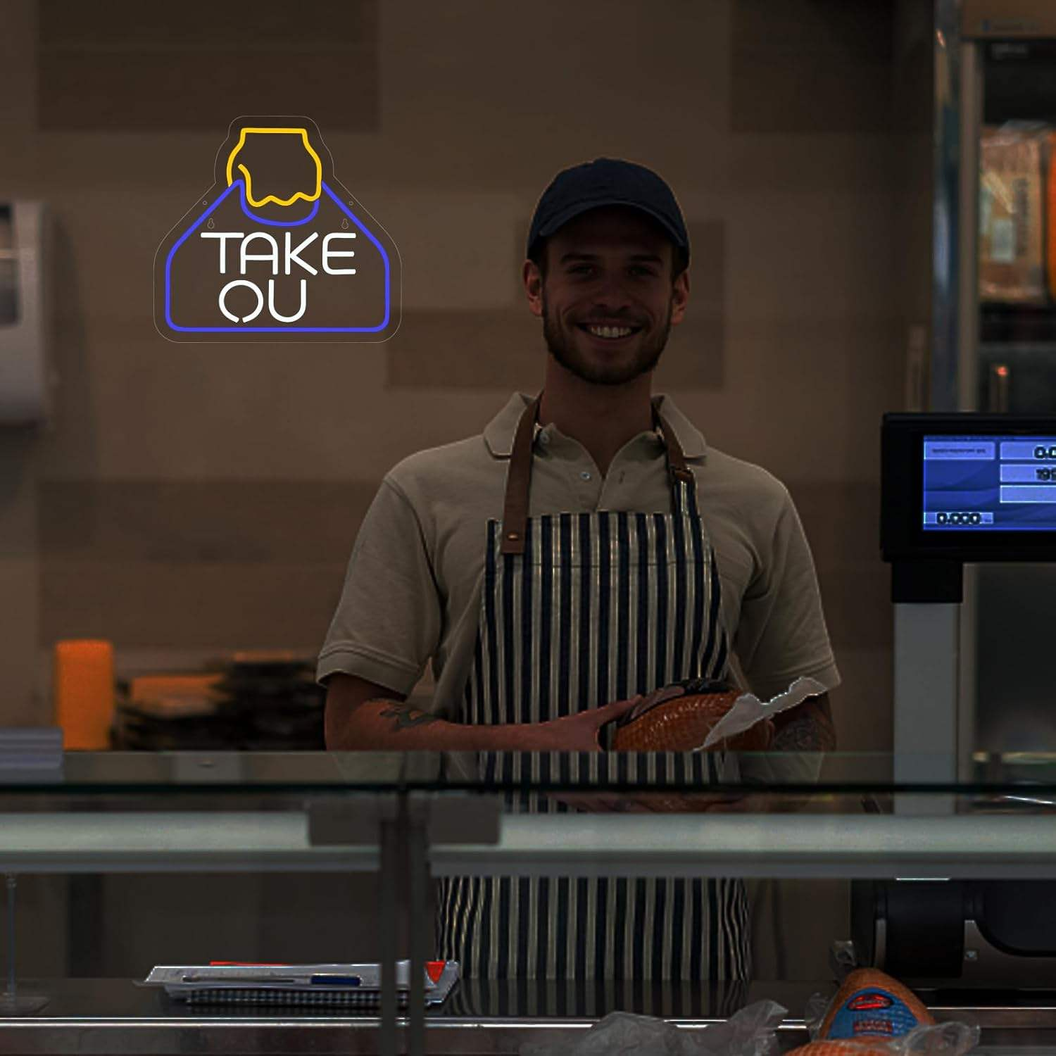 Take Out Commercial Neon Sign for Resturant