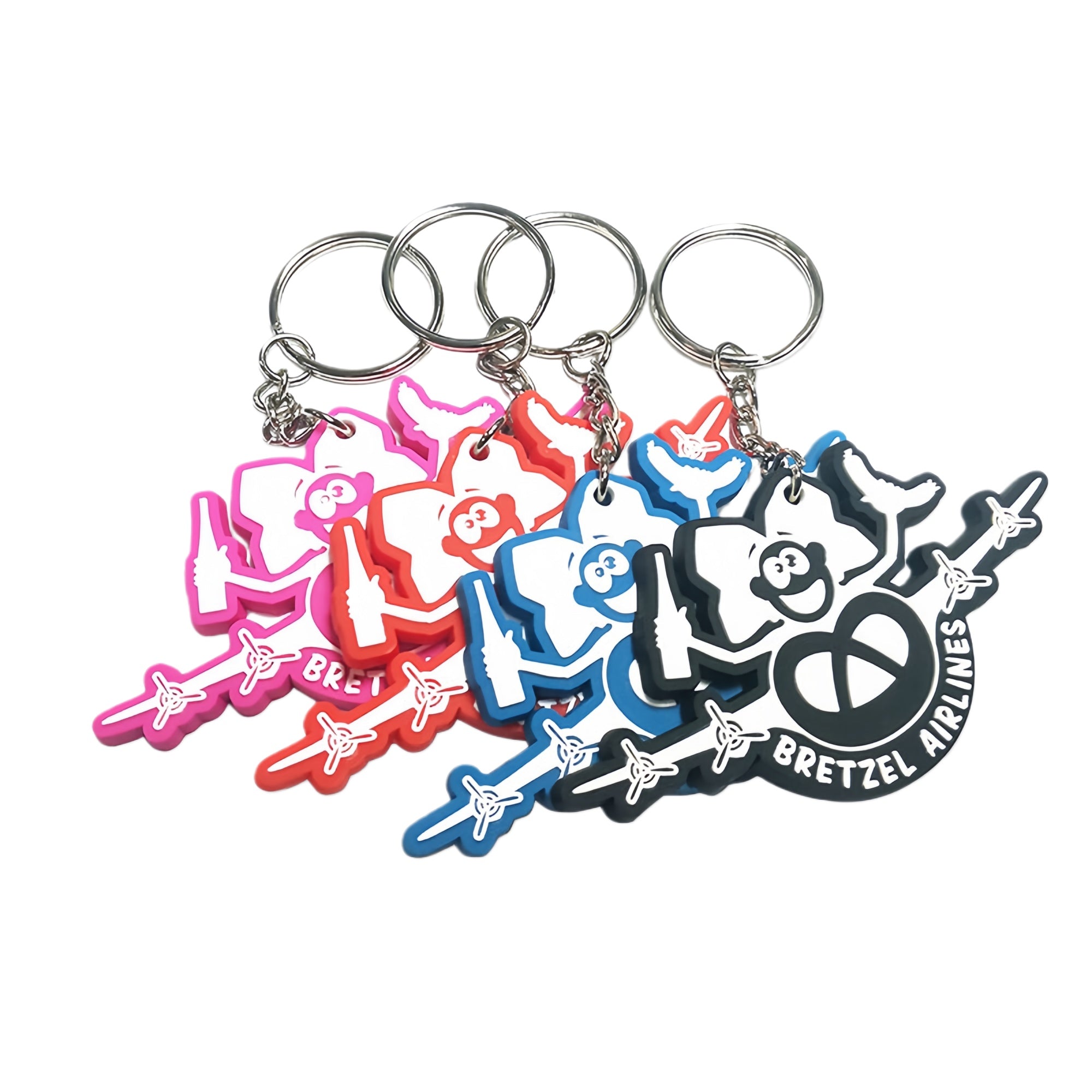 Custom PVC 3D Keychain, Soft Rubber Keychain for Branding and Personal Use